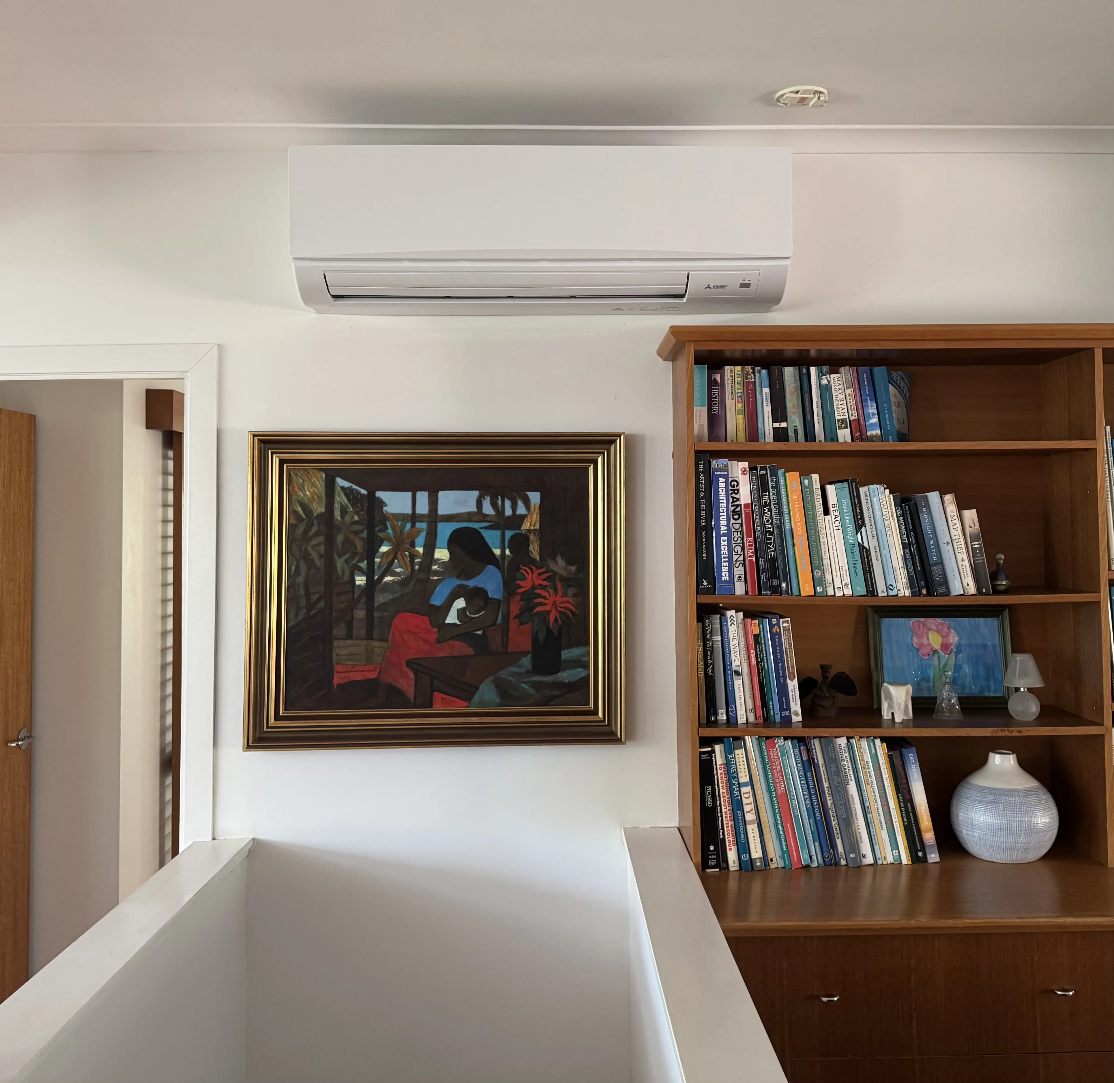 High wall split system indoor unit install
